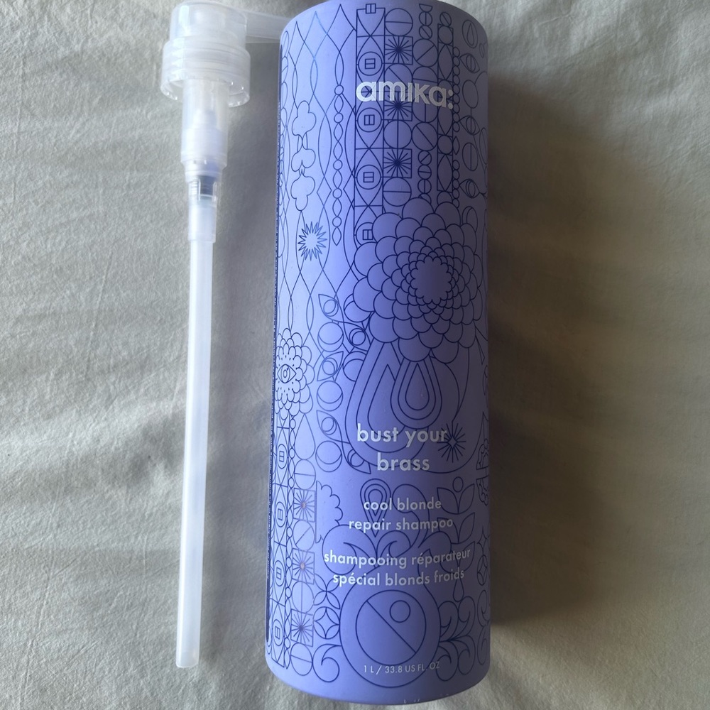 Amika Bust Your Brass Cool Blonde Repair Shampoo